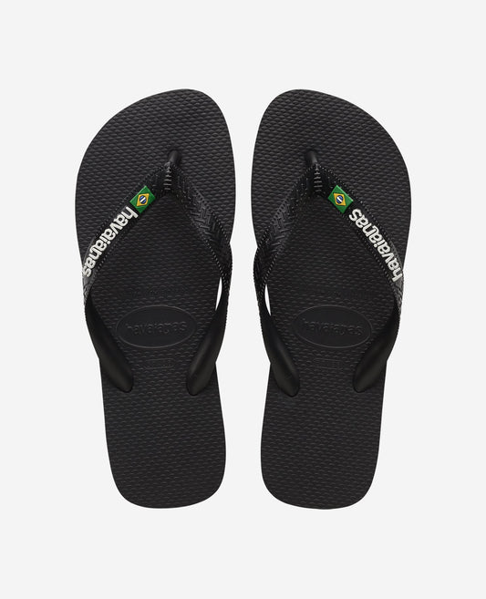 Havaianas hombre chanclas Brasil logo fc negro - comprar online en KAPLES SHOES