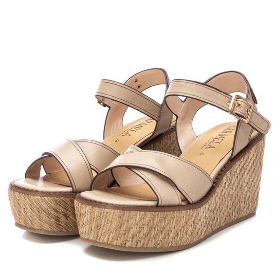 Carmela mujer sandalias piel beige 16138702 - comprar online en KAPLES SHOES