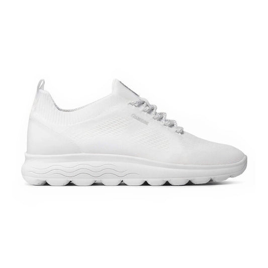 Geox mujer zapatillas D Spherica A - knitted text D15NUA 0006K C1000 blanco - comprar online en KAPLES SHOES
