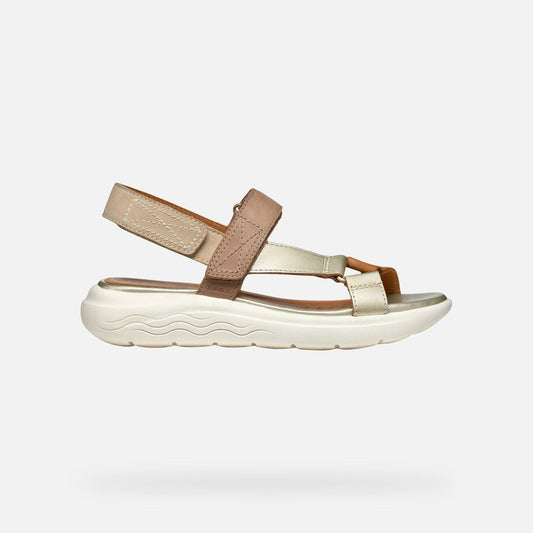 Geox mujer sandalias D Spherica EC5W A NBK MET LE D25ADA 032CF C5258 arena oro - comprar online en KAPLES SHOES