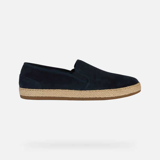 Geox hombre alpargatas azul U pantelleria A - suede U25DWA 00022 C4064 - comprar online en KAPLES SHOES