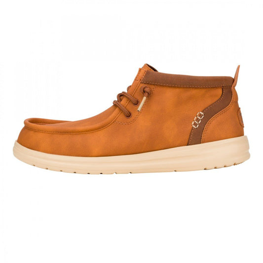 Hey Dude hombre mocasines Wally Mid Gripr classic 42051 - 2DU cognac tan - comprar online en KAPLES SHOES