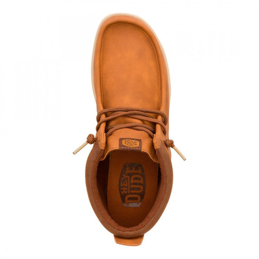 Hey Dude hombre mocasines Wally Mid Gripr classic 42051 - 2DU cognac tan - comprar online en KAPLES SHOES
