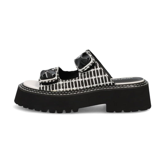 Noa Harmon mujer sandalias Heaven 9684 - 0060 negro blanco - comprar online en KAPLES SHOES