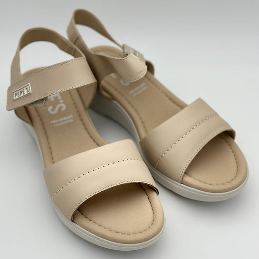 Pepe Menargues mujer sandalias 10868 vacuno sand london nata 50565 - comprar online en KAPLES SHOES