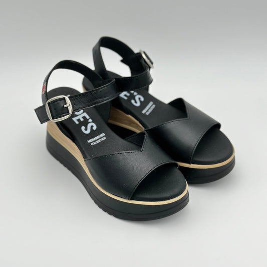 Pepe Menargues mujer sandalias Hebilla 11180 vacuum negro violeta negro natural - comprar online en KAPLES SHOES