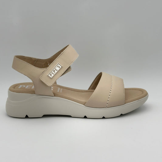 Pepe Menargues mujer sandalias 10868 vacuno sand london nata 50565 - comprar online en KAPLES SHOES