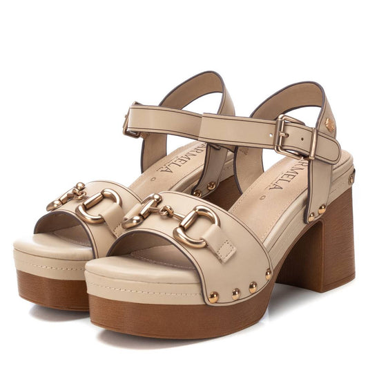 Carmela mujer sandalias piel beige 16147803 - comprar online en KAPLES SHOES