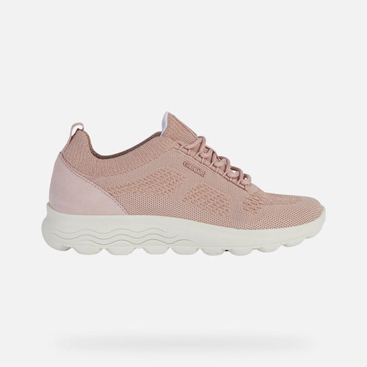 Geox D mujer zapatillas spherica A - knitted tex.rec sue D15NUA 09T22 C8172 rosa - comprar online en KAPLES SHOES