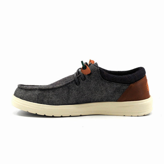 Hey Dude hombre mocasines Wally Grip Wool carbon - comprar online en KAPLES SHOES