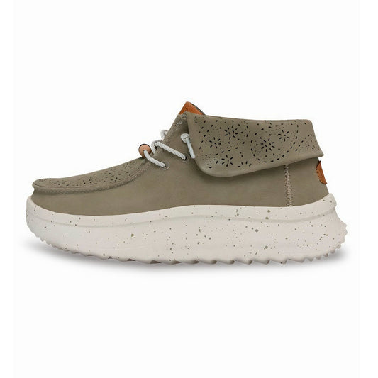 Hey Dude mujer mocasines Wendy Peak Fold Boot Suede verde - comprar online en KAPLES SHOES