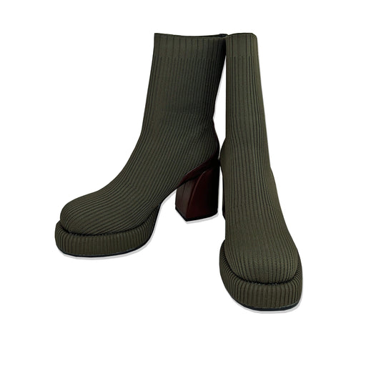 Noa Harmon mujer botines Ennis verde - comprar online en KAPLES SHOES