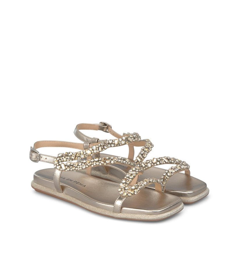 Alma en Pena mujer sandalias V240856 diva bronce - comprar online en KAPLES SHOES