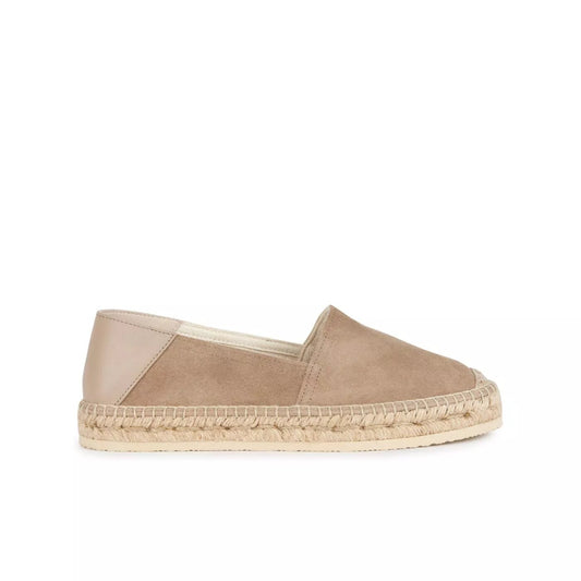 Geox mujer alpargatas planas D lampedusa A - suede+nappa D35V0A 02285 C6738 - 35 - Taupe lt - comprar en KAPLES SHOES