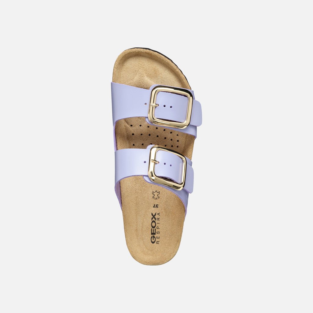 Geox mujer sandalias lavender D brionia RB Nappa D45Y3B 00085 C8112 - comprar online en KAPLES SHOES