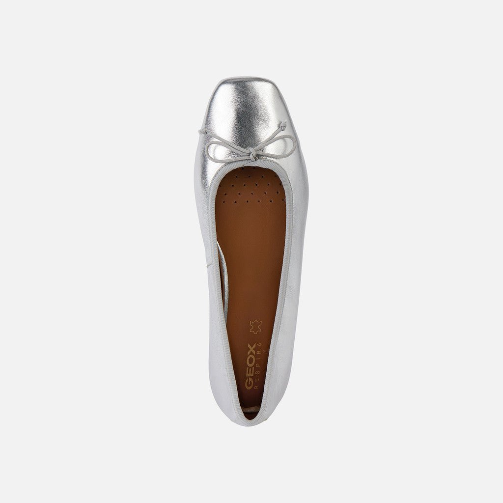 Geox mujer mocasines D Marsilea A met.she.le text plata D45W6A 0Y211 C1007 - comprar online en KAPLES SHOES