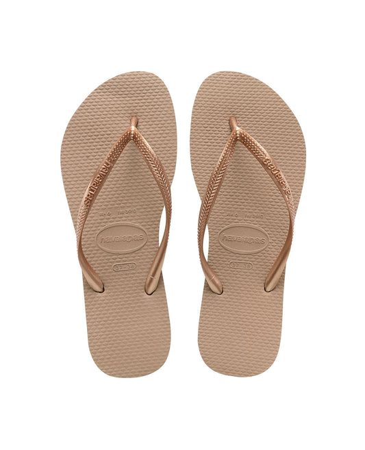 Havaianas mujer chanclas Slim FC Rosa oro - 35/36 - Rose oro - comprar en KAPLES SHOES