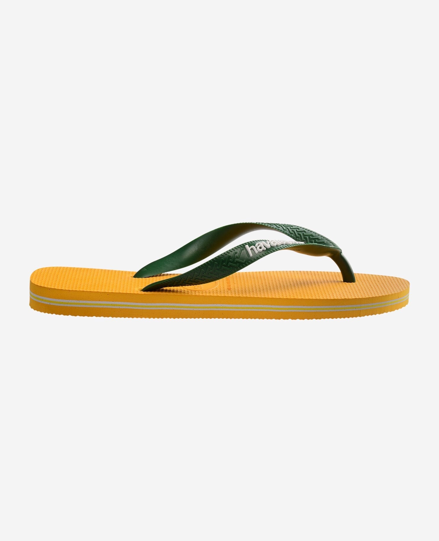 Havaianas hombre chanclas Brasil Logo Fc amarillo - comprar online en KAPLES SHOES