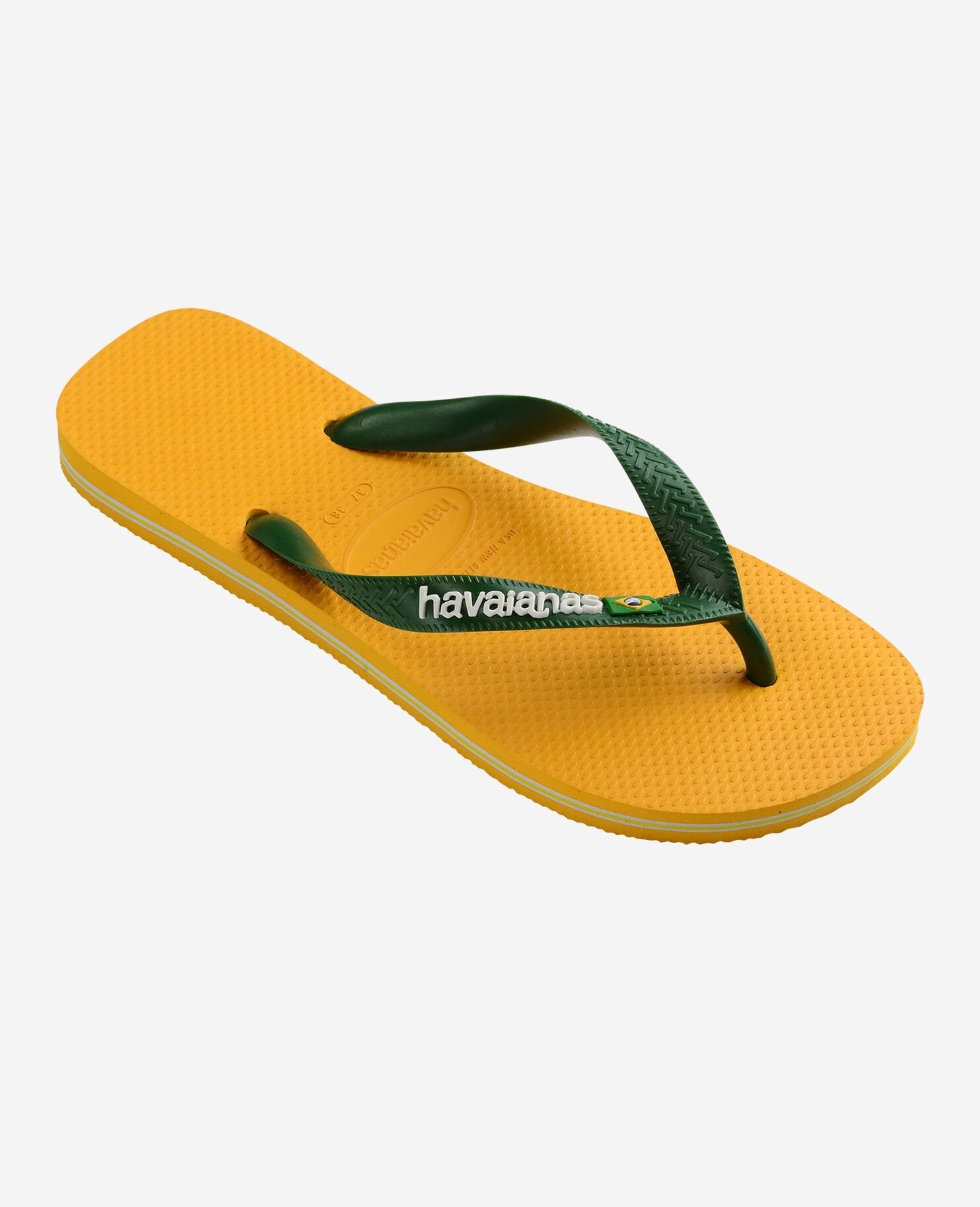 Havaianas hombre chanclas Brasil Logo Fc amarillo - comprar online en KAPLES SHOES