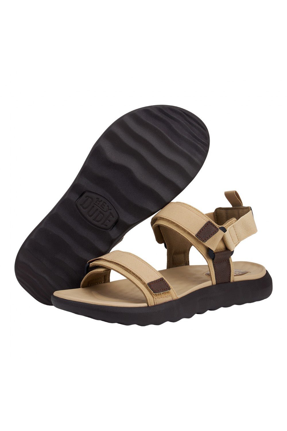 Hey Dude hombre sandalias Carson sandal Sport mode tan marron - comprar online en KAPLES SHOES