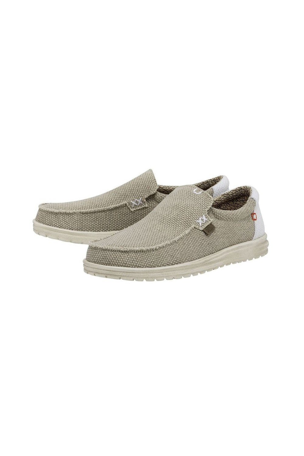 Hey Dude hombre mocasines Mikka Braided blanco roto - 41 - Blanco roto - comprar en KAPLES SHOES