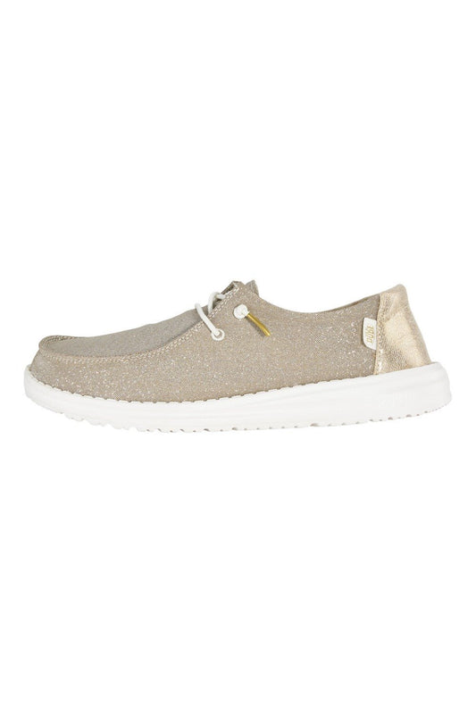 Hey Dude mujer mocasines Wendy Metallic Sparkle 41082-710 oro - 37 - Oro - comprar en KAPLES SHOES