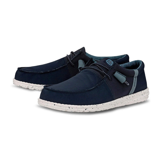 Hey Dude hombre mocasines Wally Tri Nylon Trailhead navy - comprar online en KAPLES SHOES