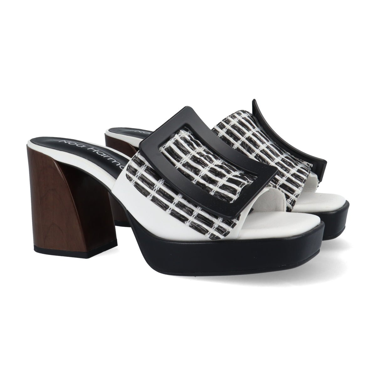 Noa Harmon mujer sandalias Eden 8968-0060 blanco negro - 36 - Blanco/Negro - comprar en KAPLES SHOES