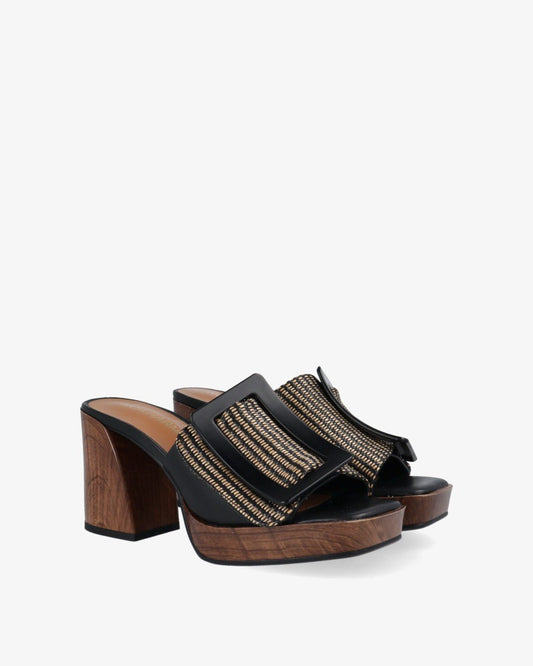 Noa Harmon mujer sandalias Eden 8968-0067 negro cuero - 36 - Negro/Cuero - comprar en KAPLES SHOES