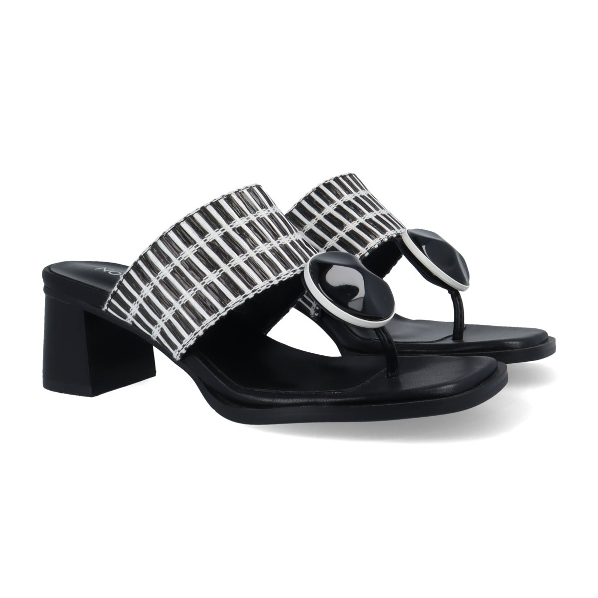 Noa Harmon mujer sandalias Petra 9227-0060 negro-blanco - 36 - Negro/Blanco - comprar en KAPLES SHOES