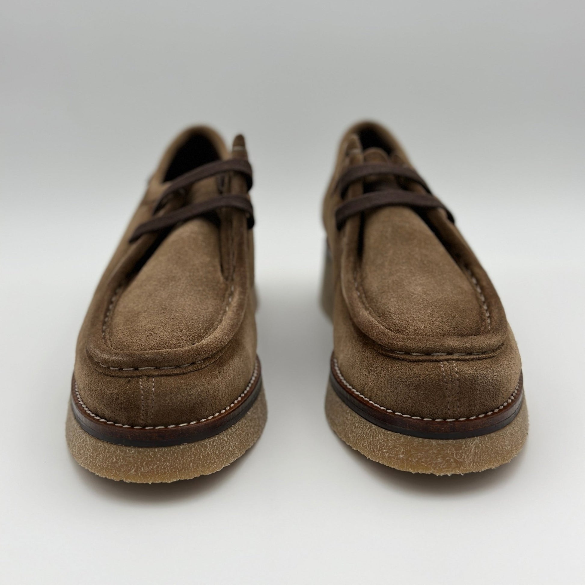 Pepe Menargues mujer zapato wallabee 21100 serraje taupe - 36 - Taupe - comprar en KAPLES SHOES