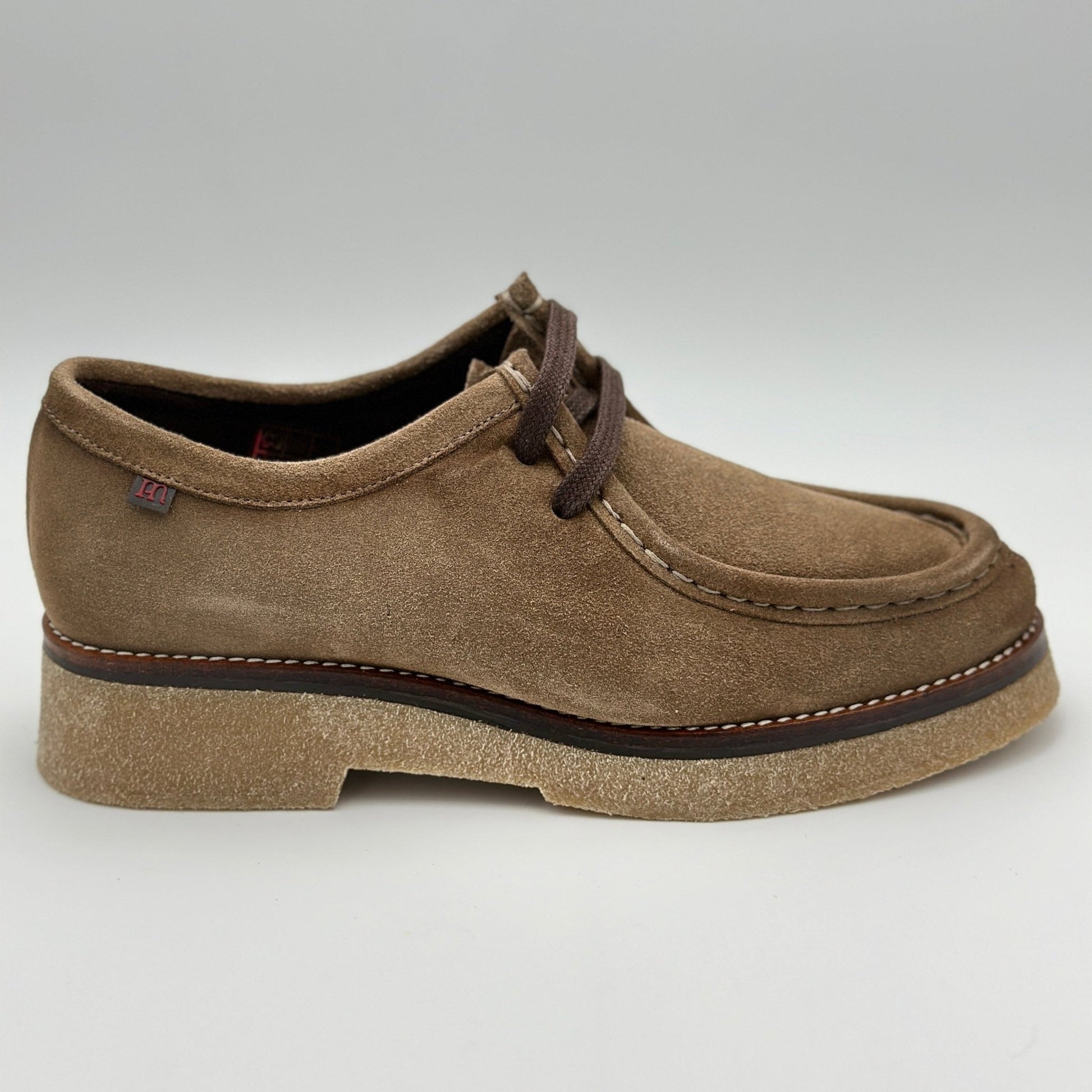 Pepe Menargues mujer zapato wallabee 21100 serraje taupe - 36 - Taupe - comprar en KAPLES SHOES