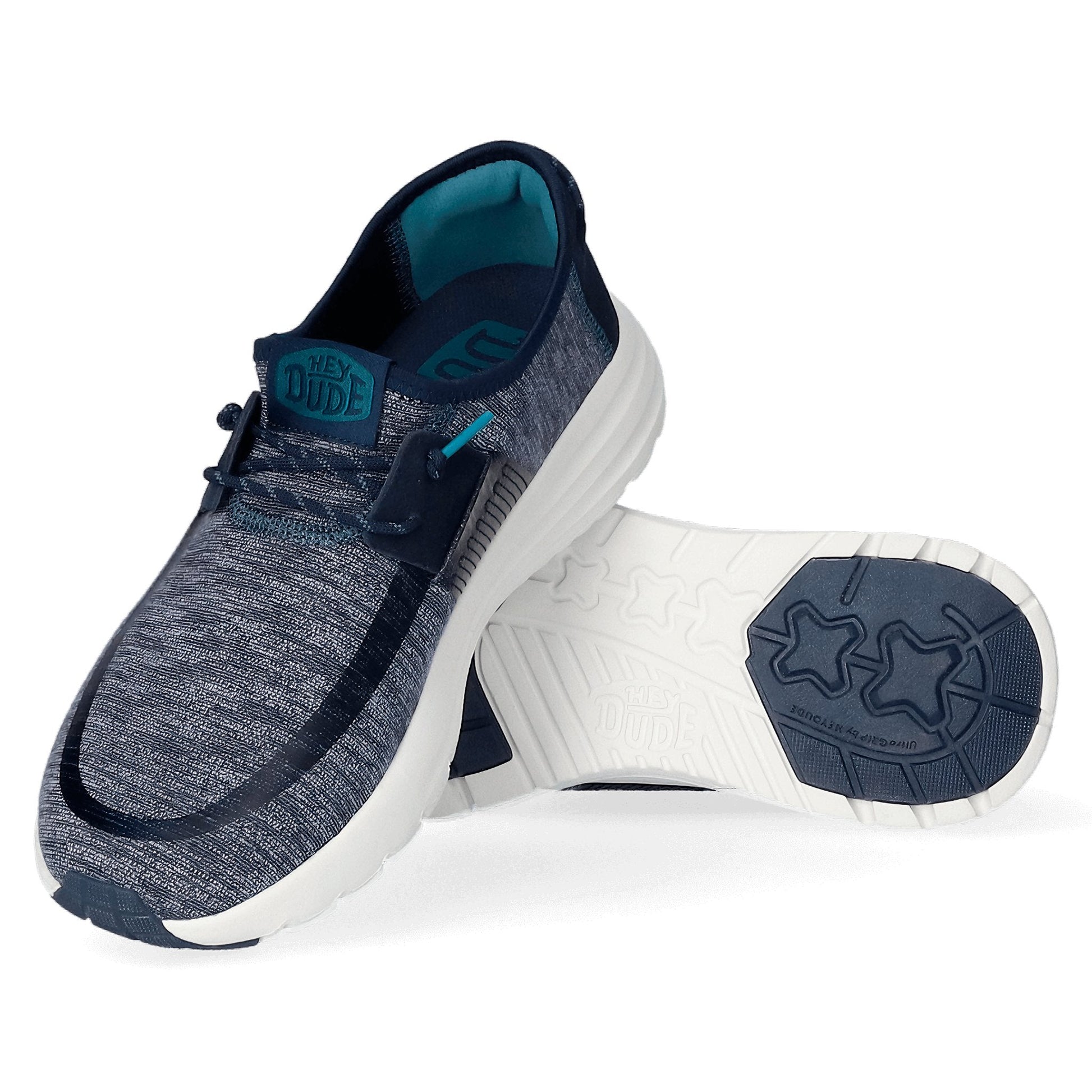 Hey Dude hombre zapatillas Sirocco Dual Knit navy – comprar online