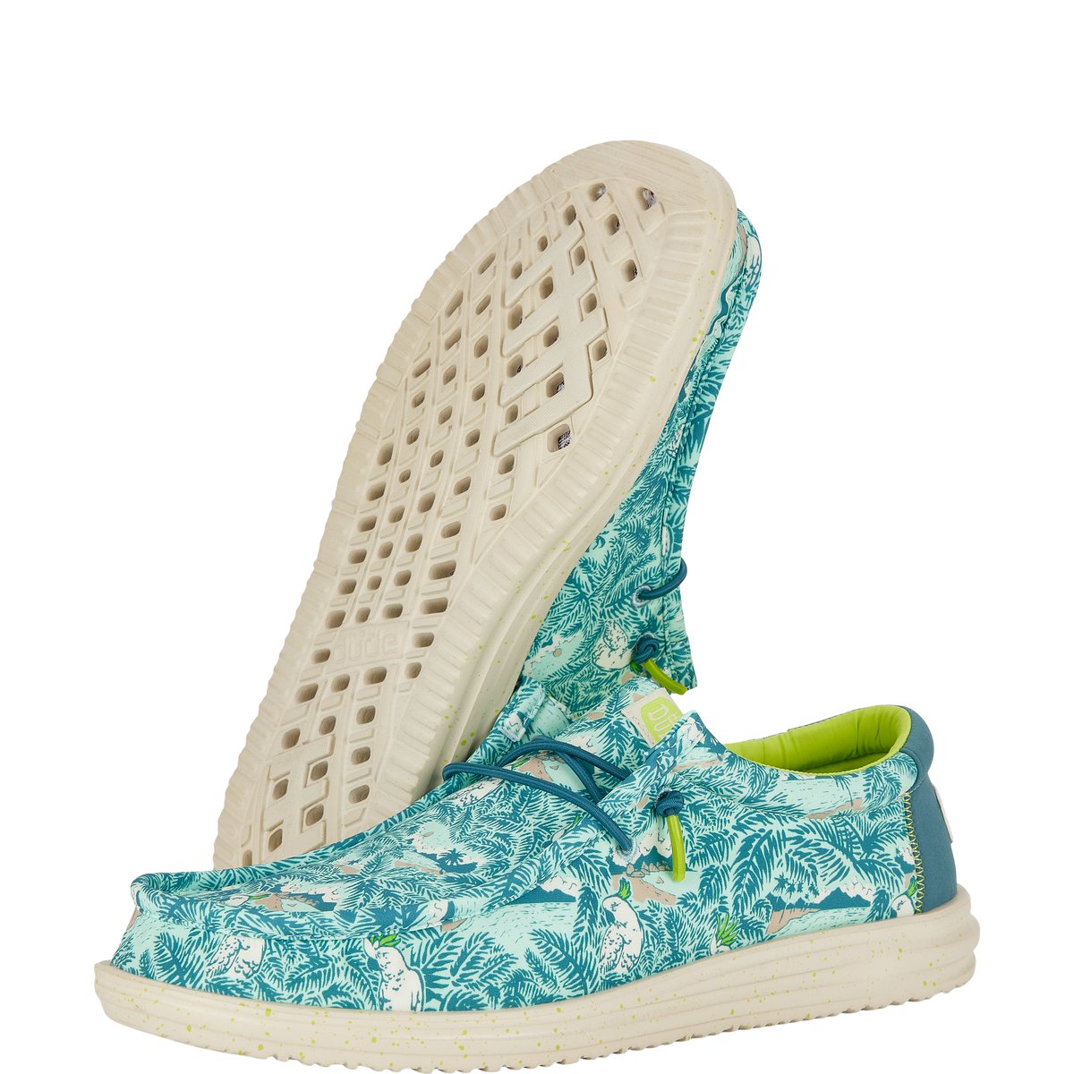 Hey Dude Wally H2O Tropical azul - 40 - Azul/Tropical - comprar en KAPLES SHOES