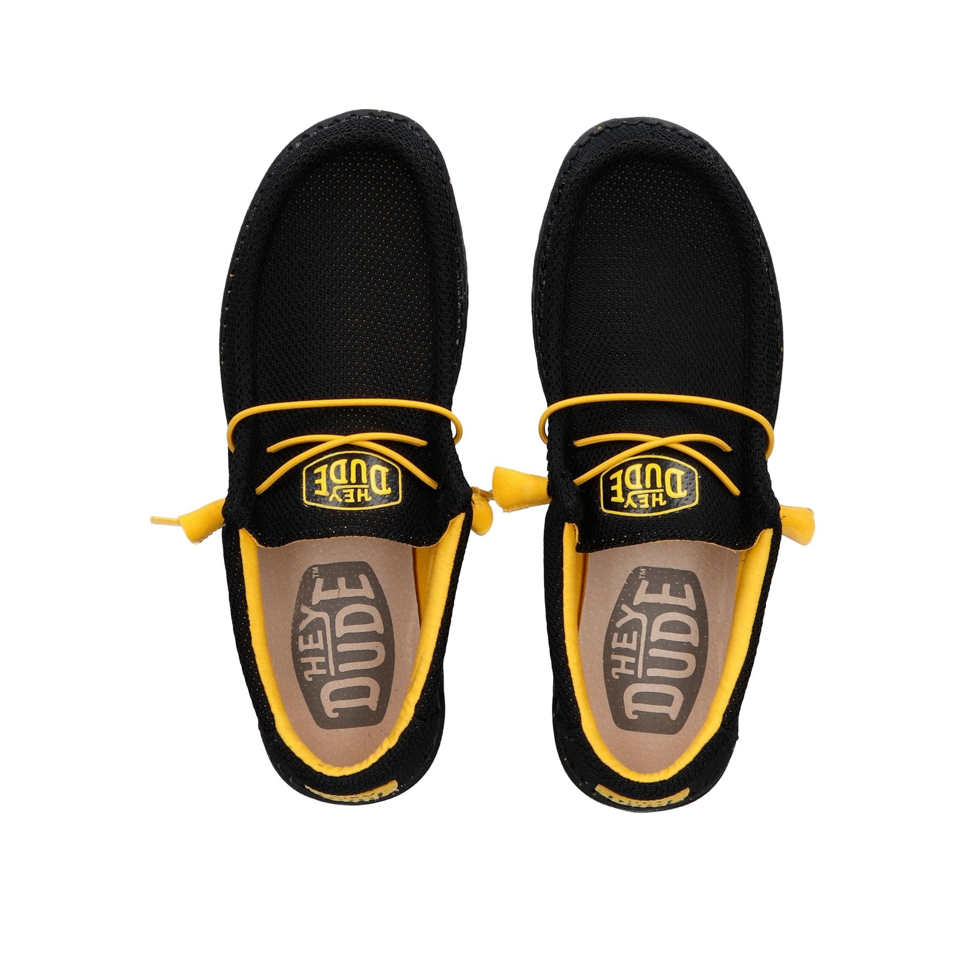 Hey Dude hombre mocasines Wally Sox negro-amarillo - 41 - Negro/Amarillo - comprar en KAPLES SHOES