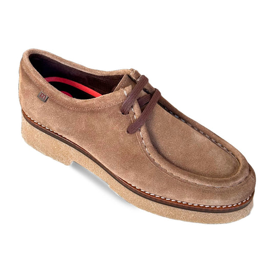 Pepe Menargues mujer zapato wallabee 21100 serraje taupe - 36 - Taupe - comprar en KAPLES SHOES